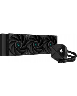 Воден охладител DeepCool - LS720S Zero Dark, 3x120 mm